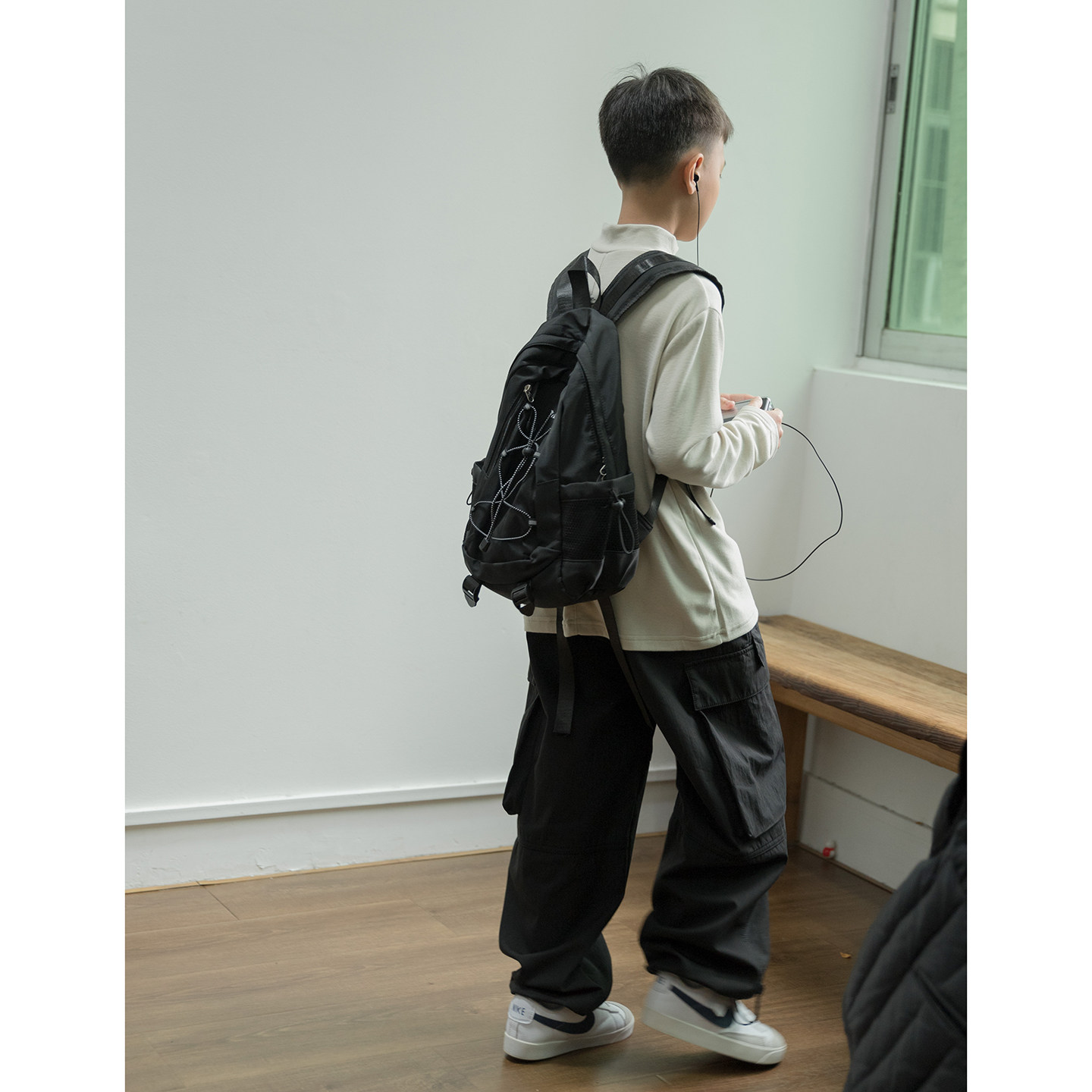 儿童德绒半高领上衣2025冬季中大童保暖打底衫男孩加厚长袖T恤潮,淘宝优惠券,粉丝福利购,淘宝优惠卷