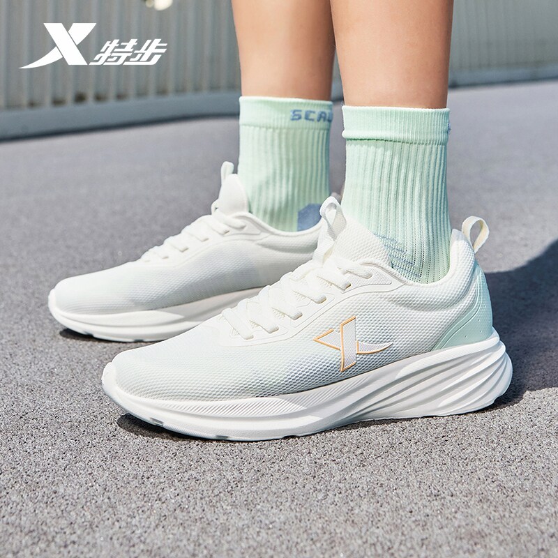 特步舒悦2.0女跑鞋2026春夏新款运动鞋女网面透气轻便减震鞋子