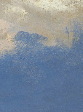 蓝色海港经典名画装饰画