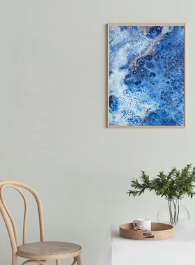 liveart进口丹麦pf蓝色装饰画