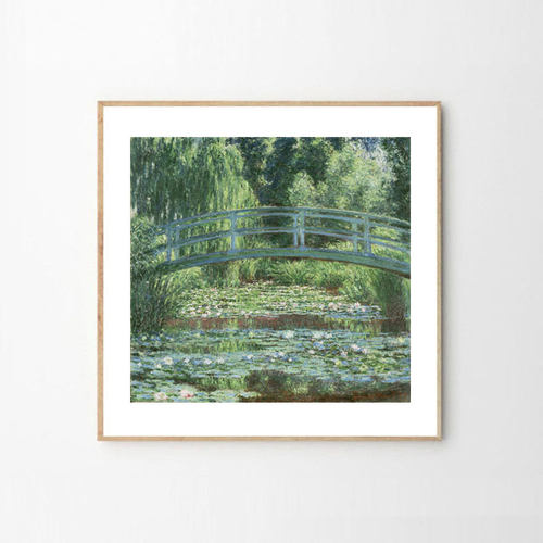liveart莫奈monet睡莲 Water Lilies 艺术大师复古原版装饰画 - 图3