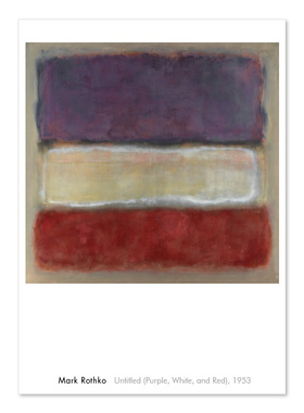 罗斯科Mark Rothko 当代艺术抽象色彩灰色系列经典名画原版装饰画