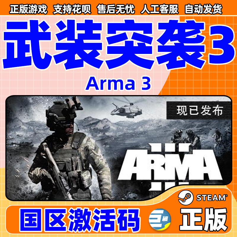 武装突袭3 Arma 3 steam  中文PC正版游戏 国区激活码 cdkey - 图0