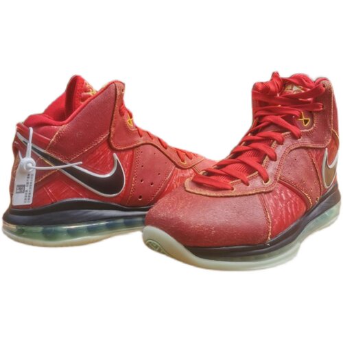 Nike LeBron VIII詹姆斯LBJ8紫禁黑红大红老北京篮球鞋CT5330-600 - 图3