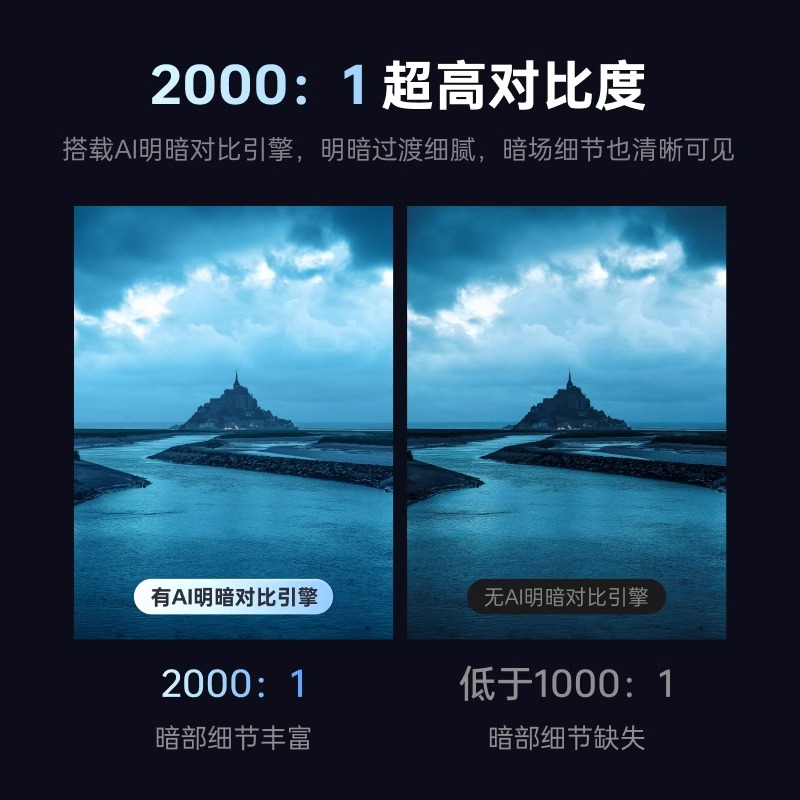 【咨询享优惠】小明V1 Ultra4K智能投影仪云台一体游戏投影机高亮家用家庭影院卧室客厅投屏新款已接入米家