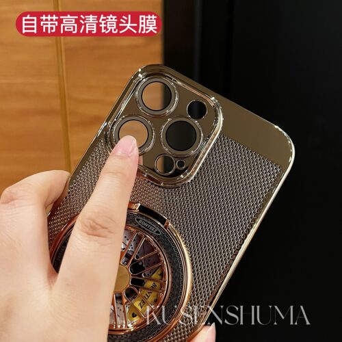 陀螺解压支架蜂网散热适用苹果15手机壳新款14保护套iPhone15Promax手机套镜头全包14promax超薄13Pro硬壳12 - 图3