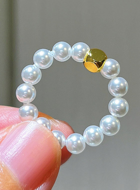 4mm7A鸽血红冰透天然红玉髓玛瑙戒指指环青金石珍珠玛瑙时尚潮流