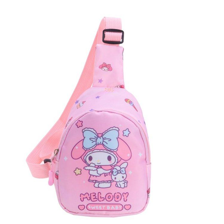 儿童胸包卡通库洛米可爱零钱包男女童斜挎包时尚百搭幼儿园配饰包,淘宝优惠券,粉丝福利购,淘宝优惠卷