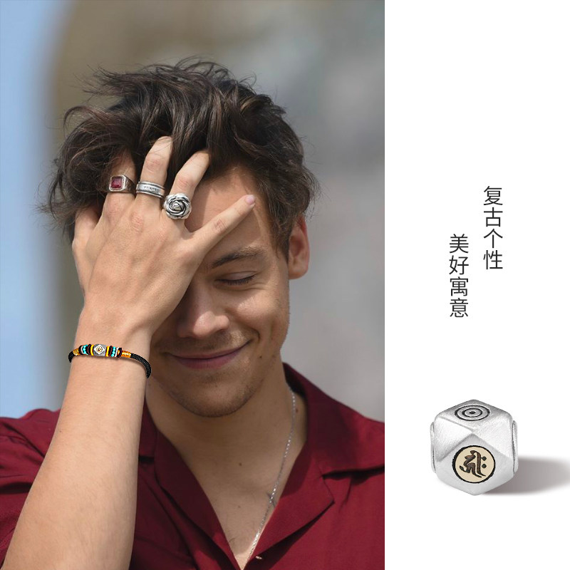 原创十二生肖属虎本命年红绳男手链 翼盟饰品手链