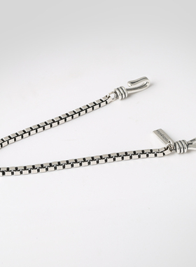 小众设计师款男士刻字手链定制