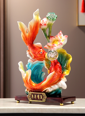 树脂玄关摆件新中式客厅