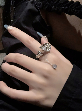 小众设计感个性链条戒指