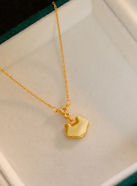 天然白色贝壳吊坠轻奢通勤精致显白气质高级感项链2024年爆款颈链