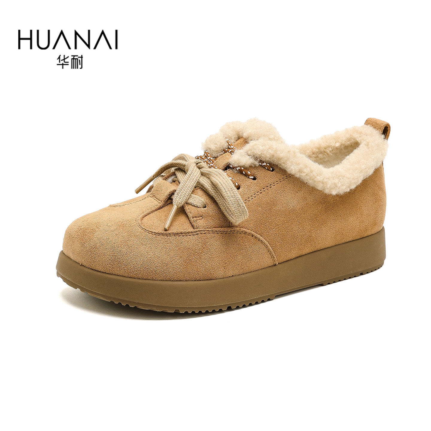 华耐复古雪地靴女款2025新款秋冬鞋子加绒保暖棉鞋平底毛毛鞋女鞋,淘宝优惠券,粉丝福利购,淘宝优惠卷