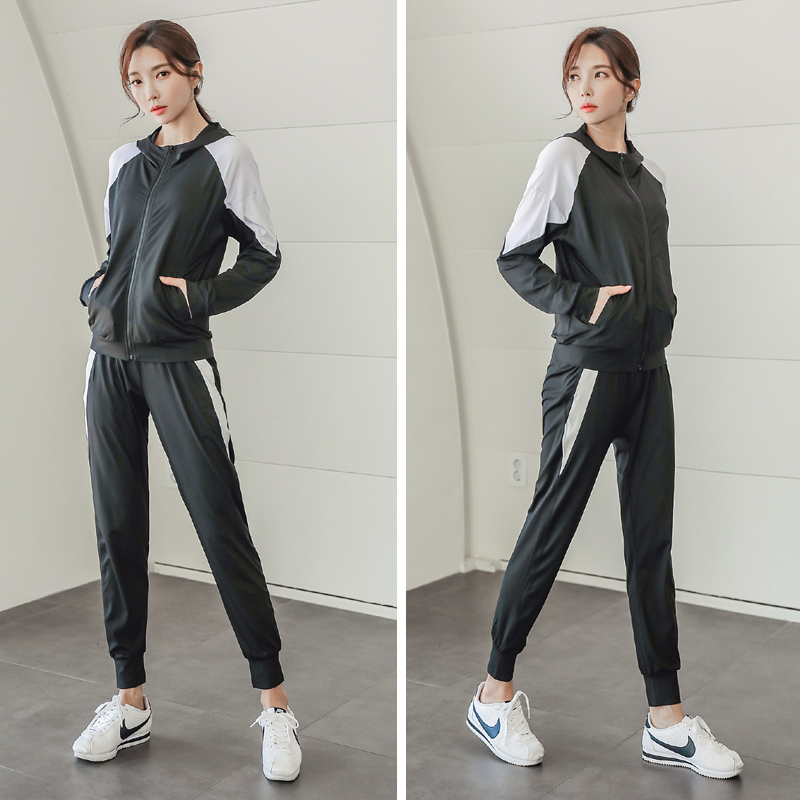 加肥加大码健身房衣服女200斤秋冬 布米拉瑜伽套装