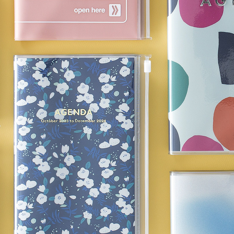 【特惠2折】MARK'S2024英文版手帐竖式时间轴周计划花朵收纳封面A6/B6/A5日程本计划本学习商务工作笔记手账,淘宝优惠券,粉丝福利购,淘宝优惠卷