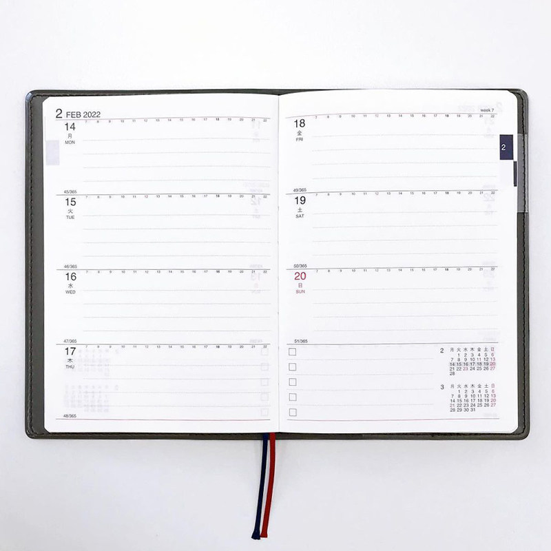 【特惠3折】MARKS2023年Appoint横式时间轴周记手帐A6便携slim仿皮商务生活工作日程计划志备忘笔事本账DAIGO,淘宝优惠券,粉丝福利购,淘宝优惠卷