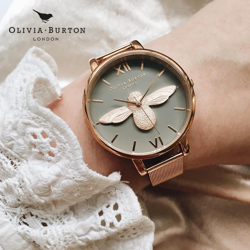 OliviaBurton 3D小蜜蜂手表女 正品情人节礼物 女士腕表 手表女 - 图2