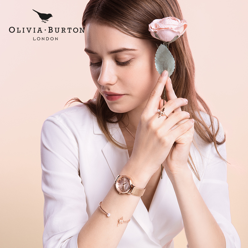 OliviaBurton手表女 ins风女款手表小众轻奢女式女表礼物手表女-图2