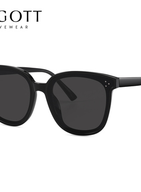 JIGOTT方形复古太阳眼镜女52038