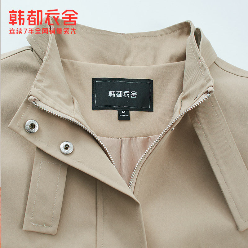 韩都衣舍outlets女秋装2021短外套 韩都衣舍outlets店短外套