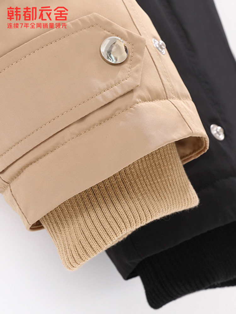 韩都衣舍outlets新款黑色面包服 韩都衣舍outlets店羽绒服