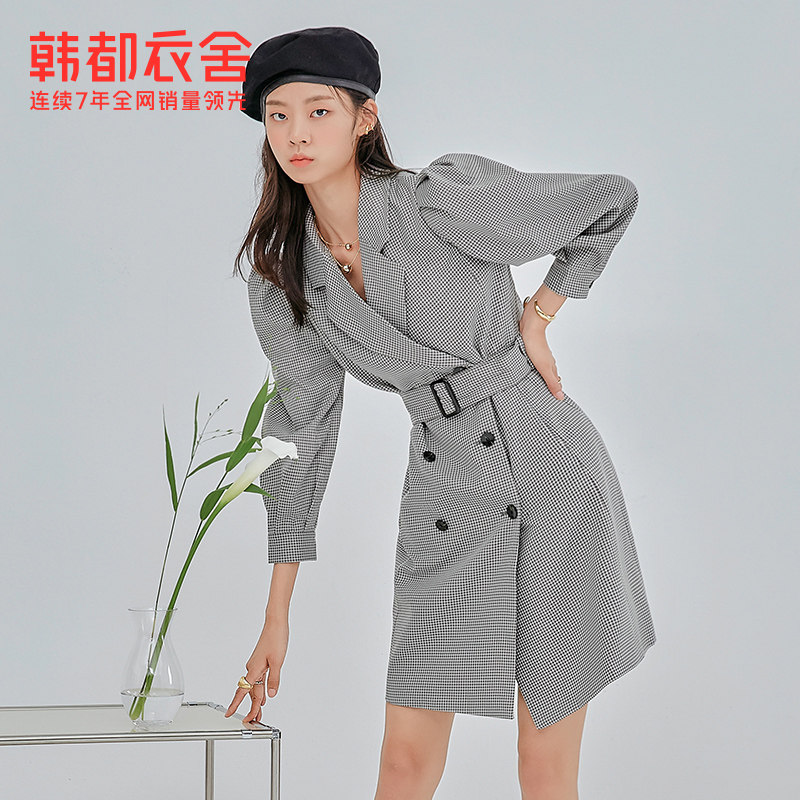 韩都衣舍outlets秋装新款女连衣裙 韩都衣舍outlets店连衣裙