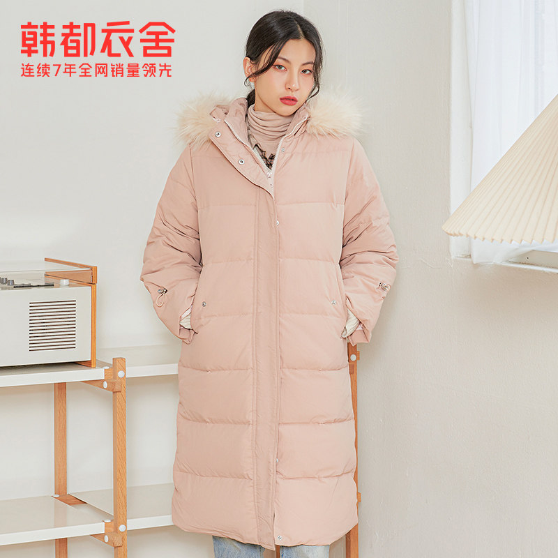韩都衣舍2020冬季新款潮韩版羽绒服 韩都衣舍outlets店羽绒服