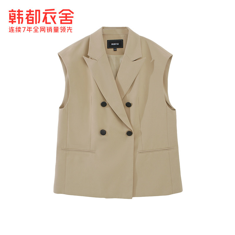 韩都衣舍outlets秋装新款韩版马夹 韩都衣舍outlets店马夹