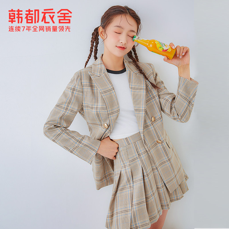 韩都衣舍outlets秋装新款小个子女 韩都衣舍outlets店时尚套装