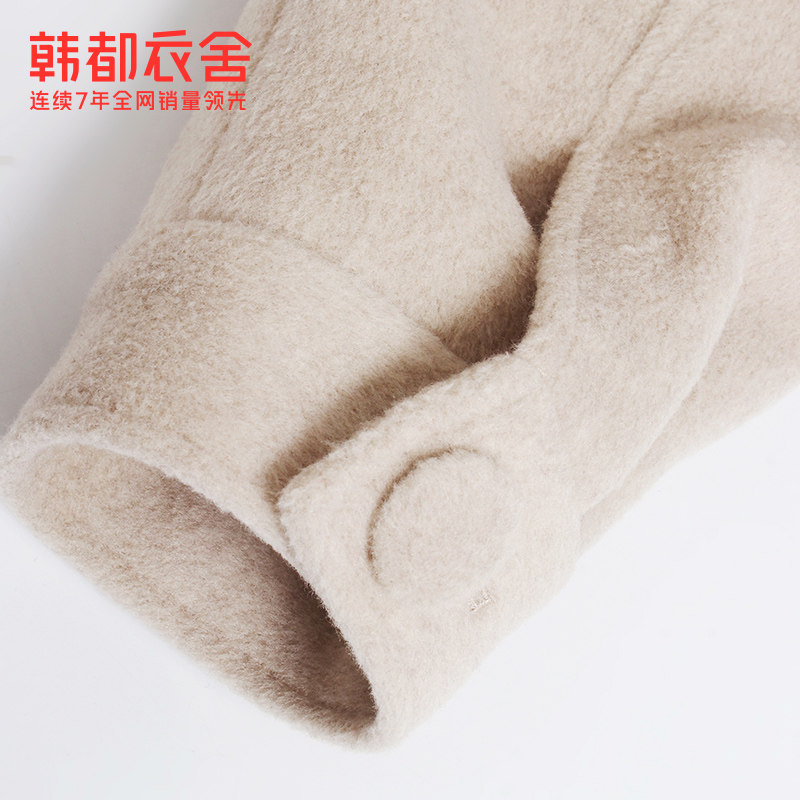 韩都衣舍outlets冬装新款韩版ins 韩都衣舍outlets店毛呢外套