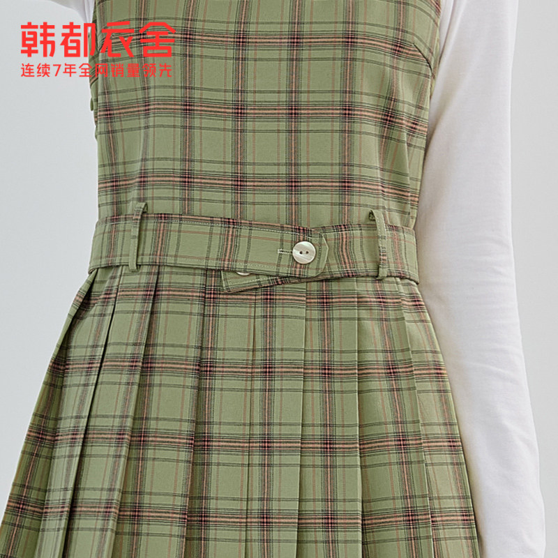 韩都衣舍outlets2021春装女背心裙 韩都衣舍outlets店连衣裙