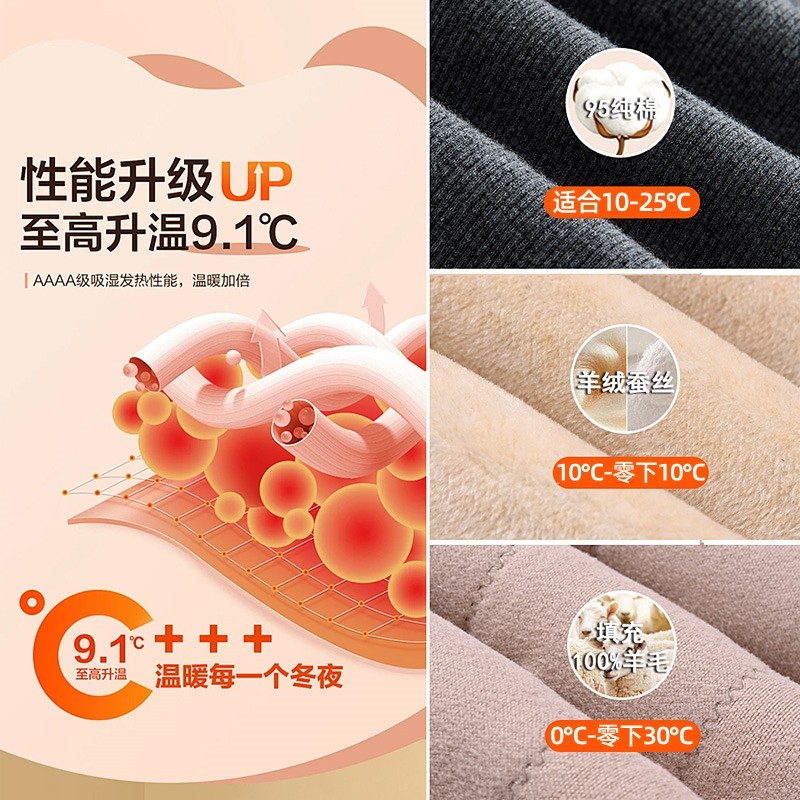 羊毛保暖裤女加绒加厚东北抗寒高腰暖宫打底棉裤秋裤棉毛裤特厚,淘宝优惠券,粉丝福利购,淘宝优惠卷