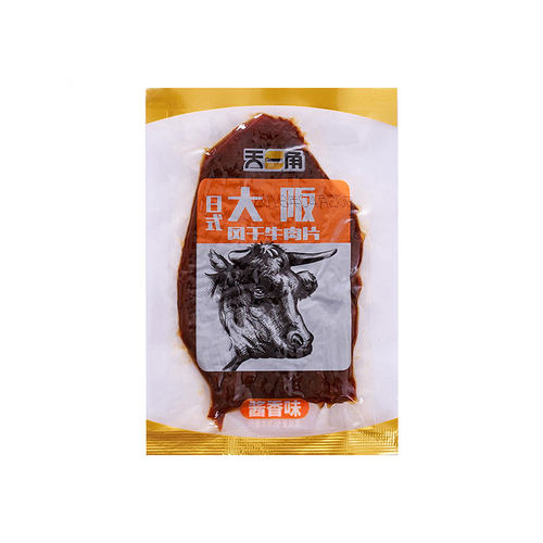 天一角日式大阪风干牛肉片酱香味香辣称重500g湖岭牛肉干饱腹充饥 - 图3