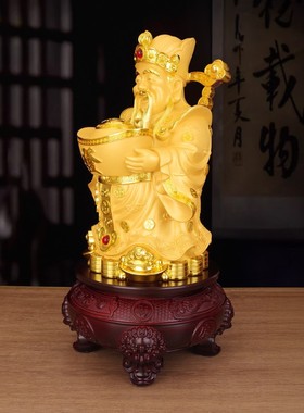 财神爷供奉神像摆件2025年新款文财神爷招米家用店铺用办公室摆设