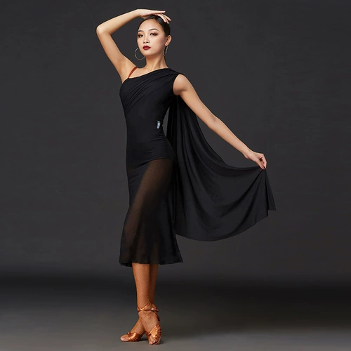 Dynasties Latin Dance Girl Adult High -End Performance Dress Test Ученики современная национальная танцевальная юбка танцевальной танце