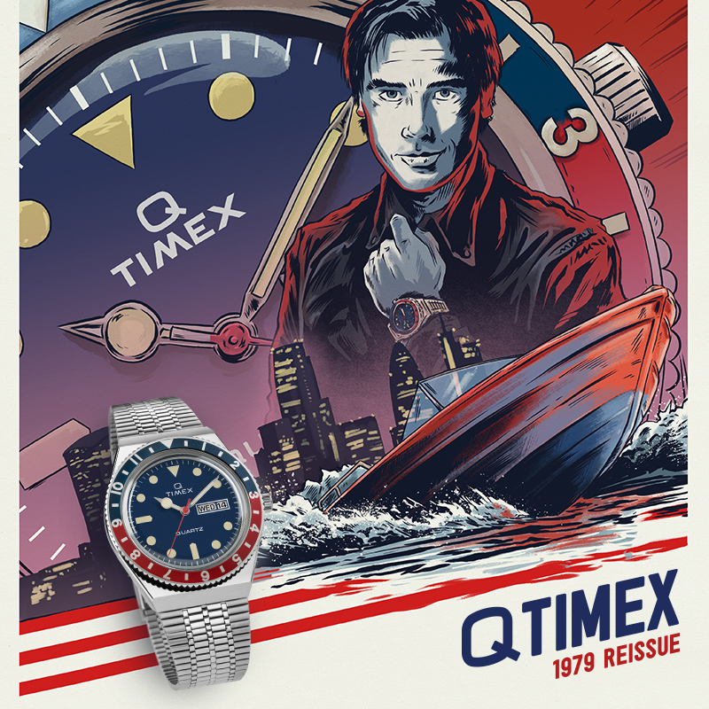 TIMEX/天美时手表男经典复古潮流石英表钢带Q-TIMEX系列2020新款