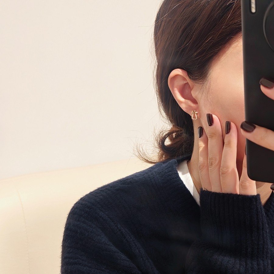 【媛媛妈】迷你马蹄扣航海U形耳钉925纯银轻奢高级感气质耳环通勤,淘宝优惠券,粉丝福利购,淘宝优惠卷