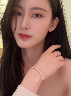 高品质|扭纹莫比乌斯环手镯|