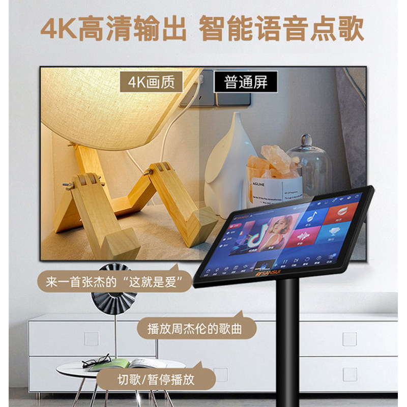 飞利浦家庭ktv套装全套点歌机音响 小狮电器KTV/卡拉OK音箱