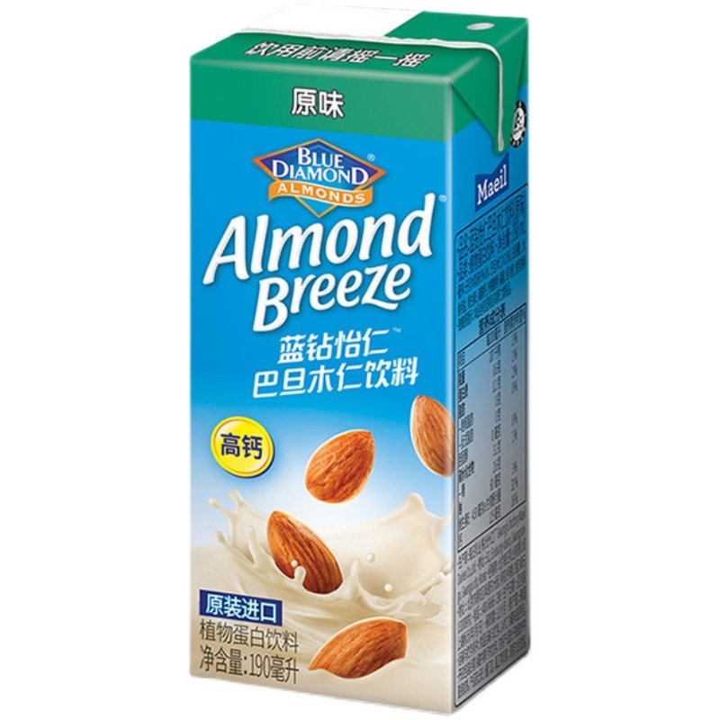 Maeil每日蓝钻怡仁巴旦木奶植物蛋白饮料杏仁奶低脂无糖小红书,淘宝优惠券,粉丝福利购,淘宝优惠卷