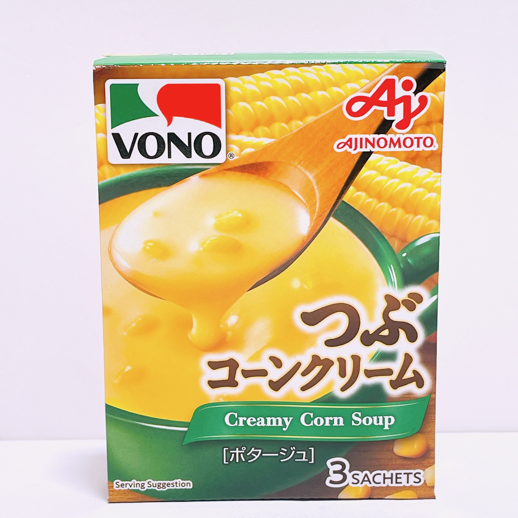 日本进口 味之素VONO奶油土豆/南瓜/玉米汤粉包方便冲泡即食临期 - 图0