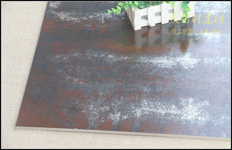 600600仿古铁锈砖800x800酒吧服装店KTV工程古典风格艺术特色耐磨 - 图1