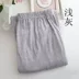 Quần pyjama nam trung niên mùa hè mỏng cotton cotton cotton lỏng quần nhà quần thường nhân tạo quần cotton nhân tạo - Quần tây