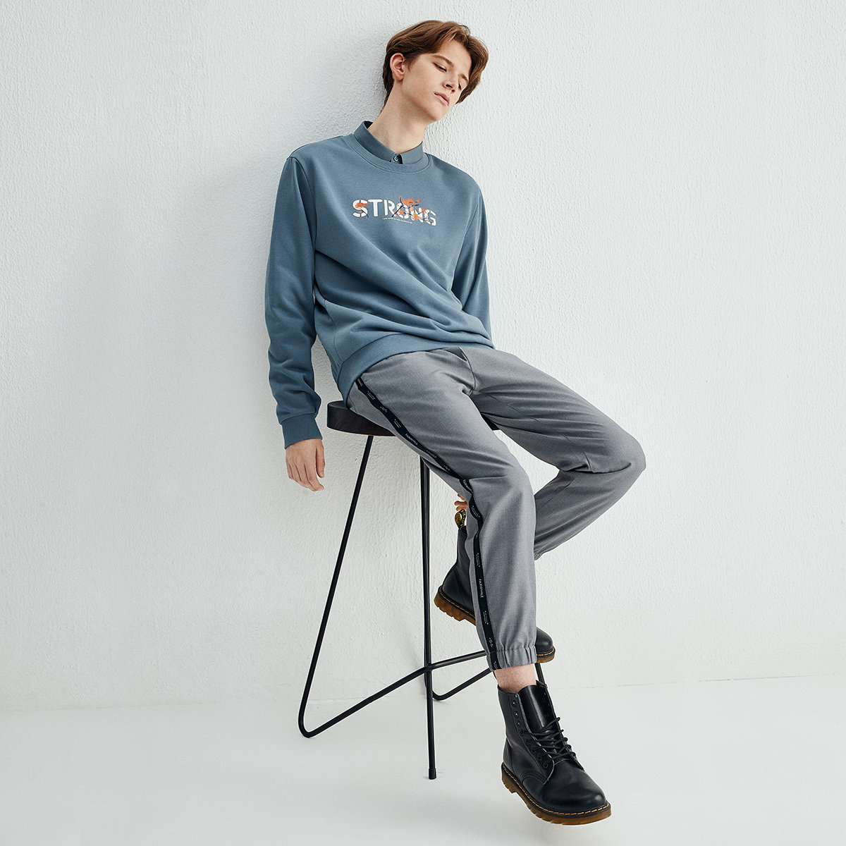 马克华菲男士2019秋季新款休闲裤 马克华菲outlets店休闲裤