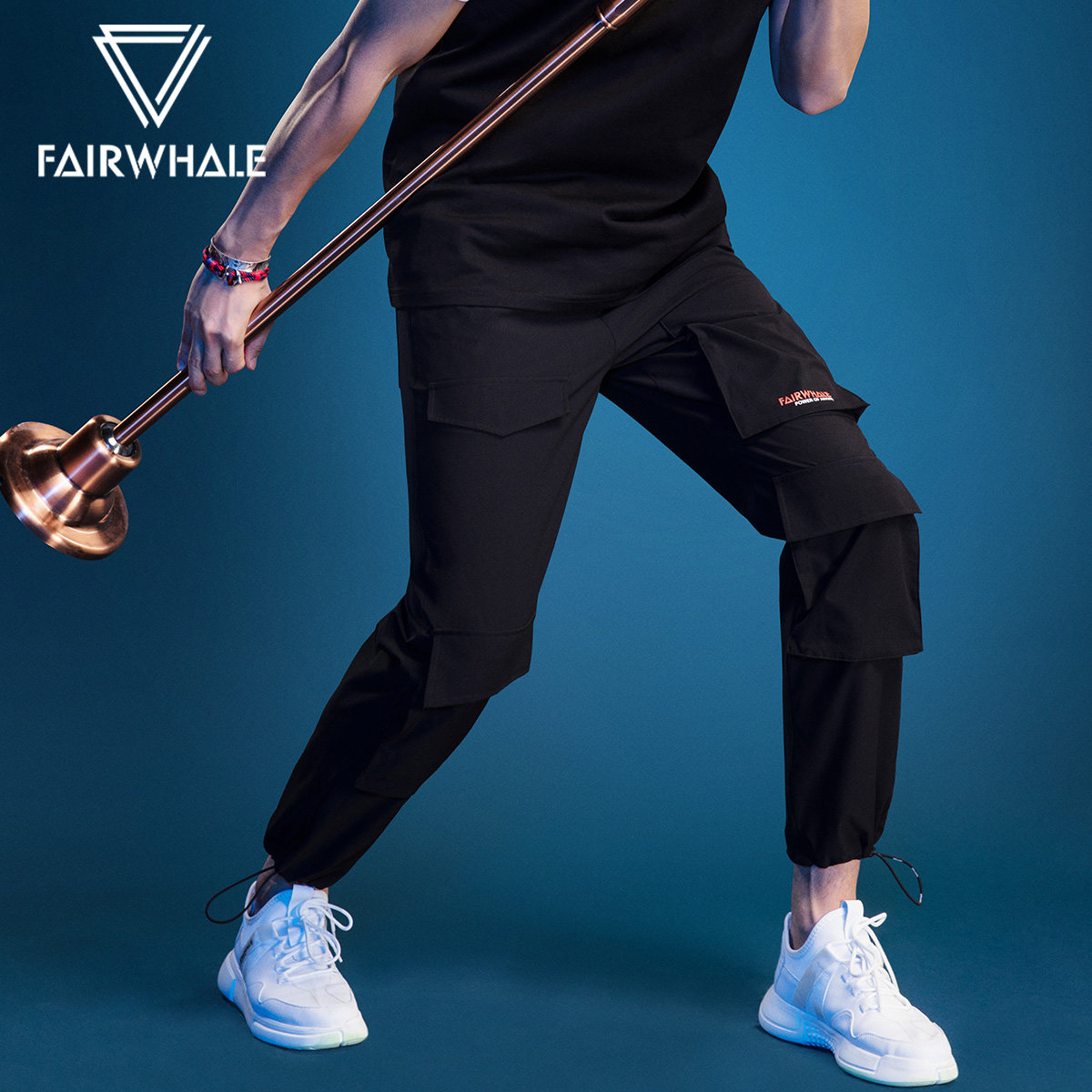 马克华菲男2019夏季新款束脚工装裤 马克华菲outlets店休闲裤