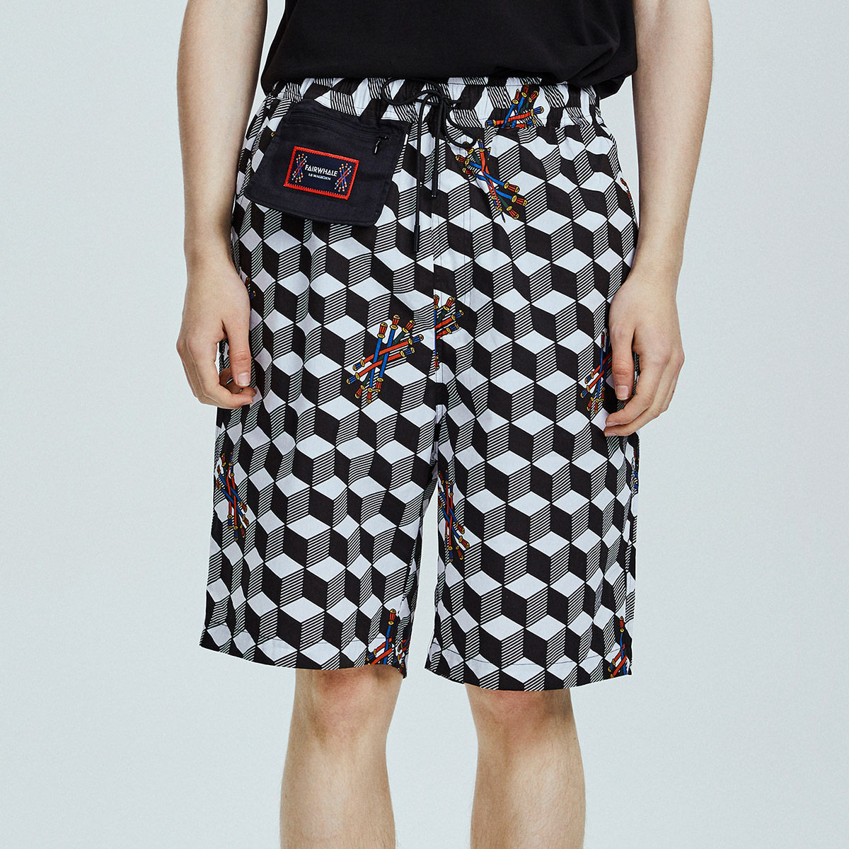 商场同款马克华菲2019夏季3d休闲裤 马克华菲outlets店休闲裤