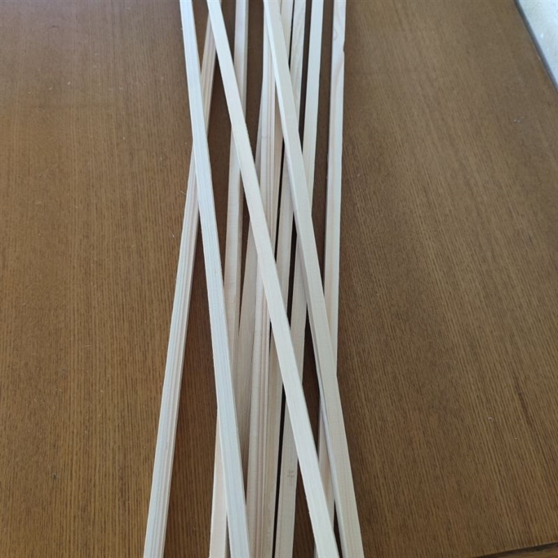 1厘米*1厘米小木条子方条抛光实木材料LDIY手工模型木头长条 - 图2