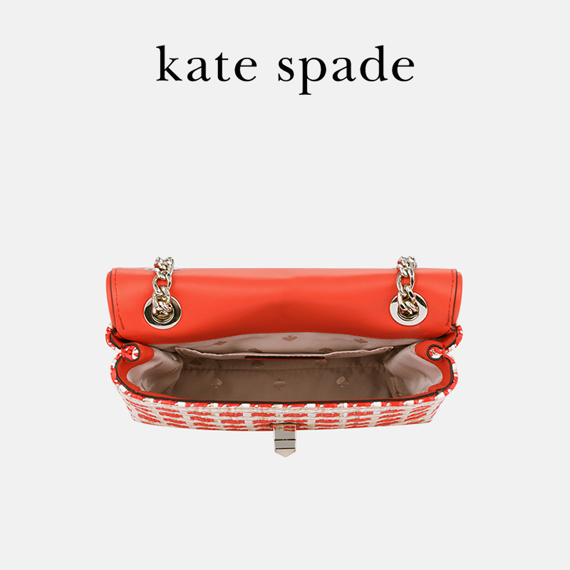 【官方授权】katespade/凯特丝蓓新款女包菱格包小香风单肩斜挎包