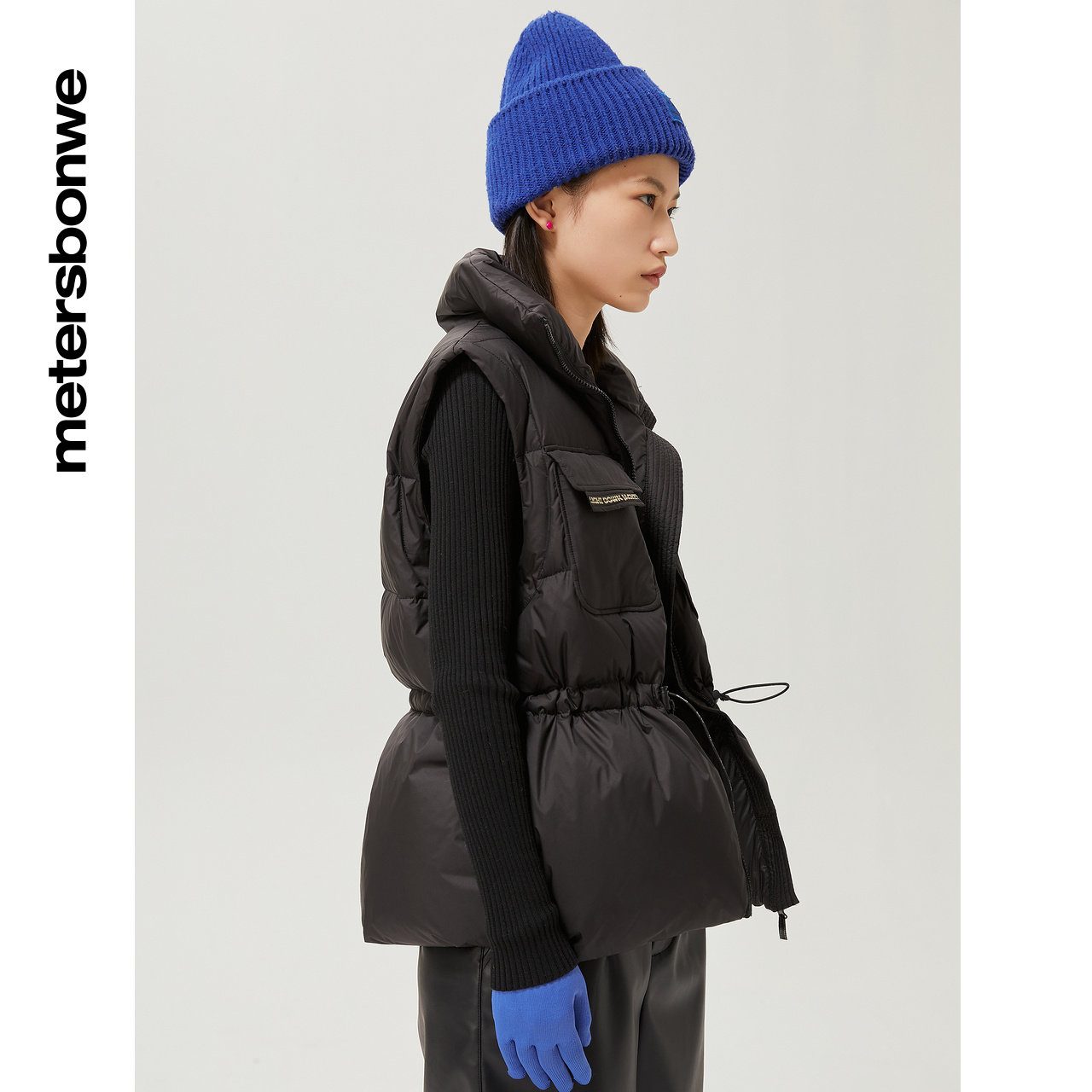 美特斯邦威羽绒马甲秋冬宽松舒适 美特斯邦威outlets店羽绒服